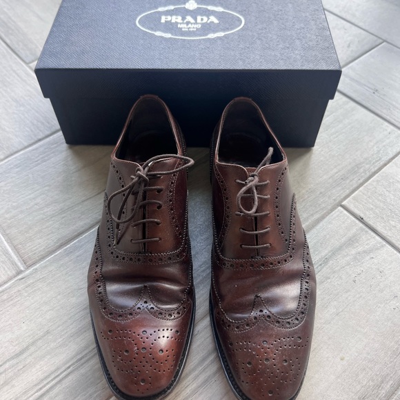 Prada wing tip men shoes - Picture 2 of 3